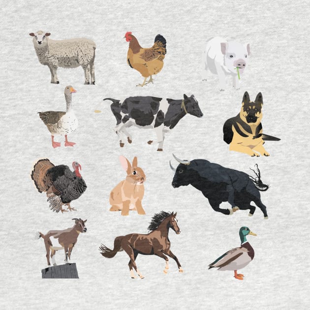 Farm Animals Pattern by NorseTech